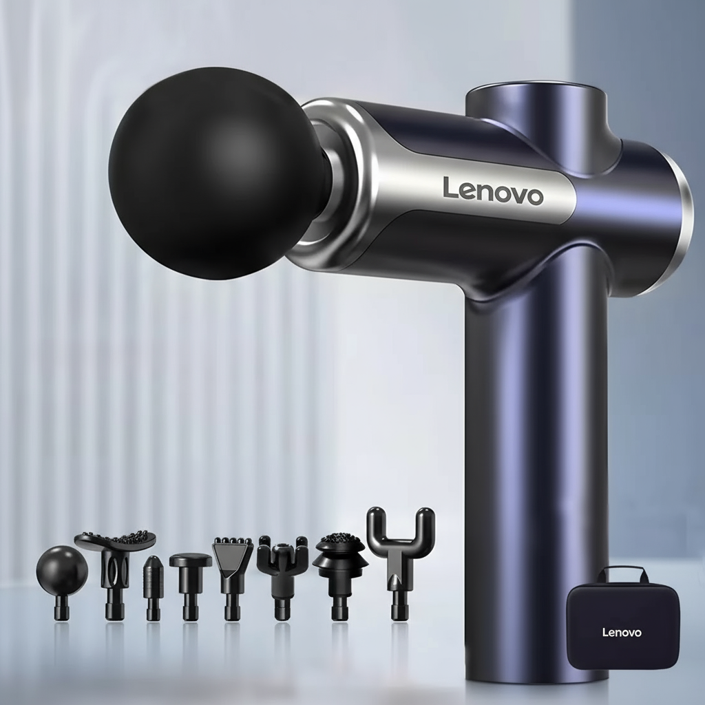 Pistolet Fascia Lenovo | Masseuse musculaire professionnelle avec écran tactile LED