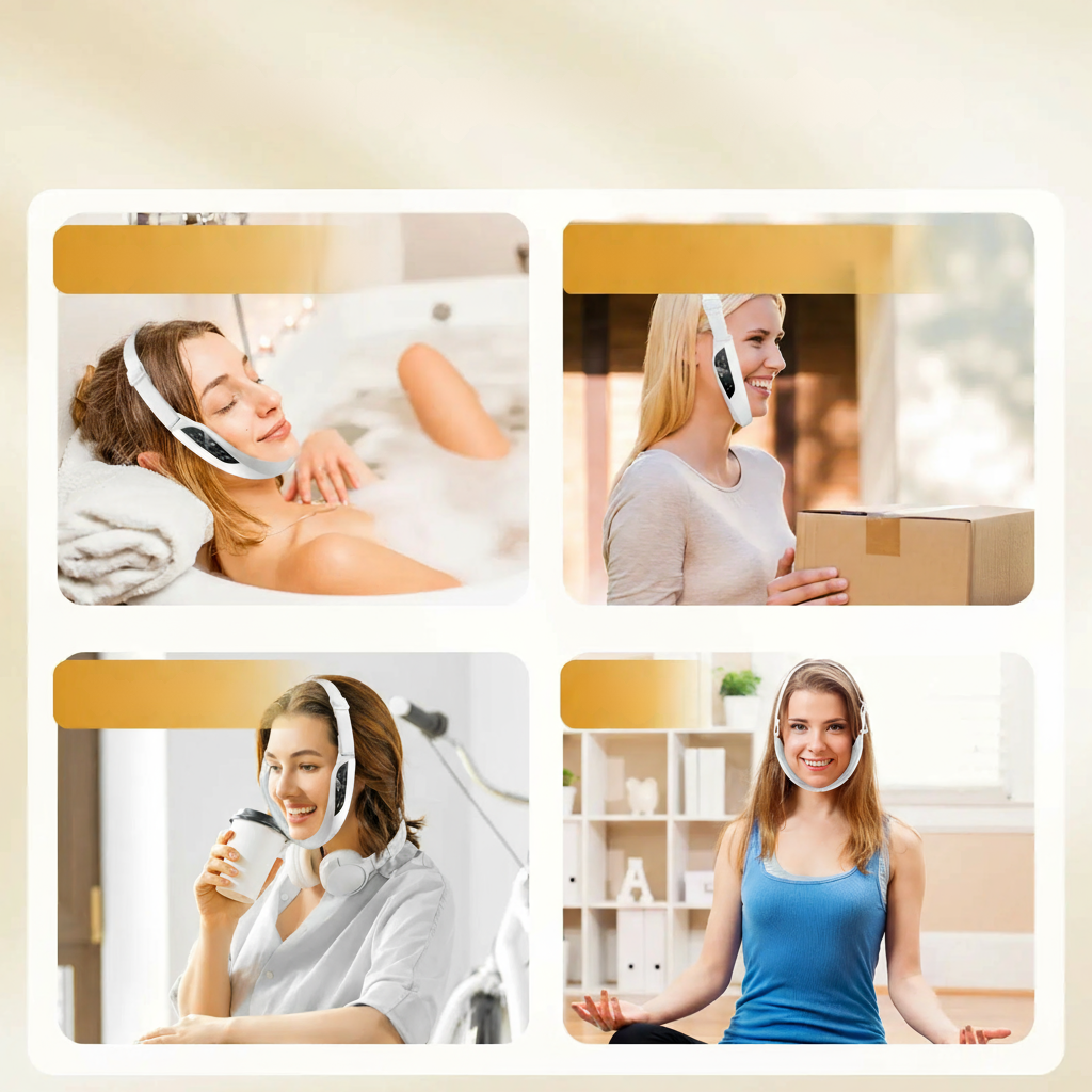 Appareil de Massage Facial Anti Double Menton